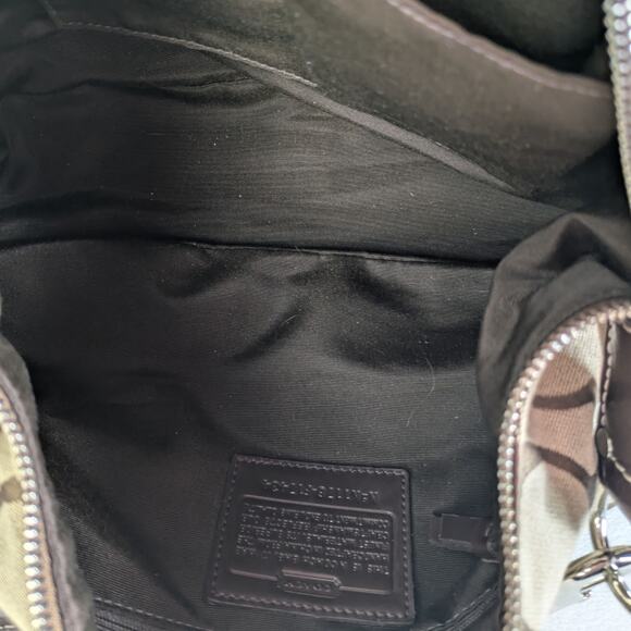Pre-owned COACH Signature Canvas Hobo Shoulder Bag - Picture 6 of 7